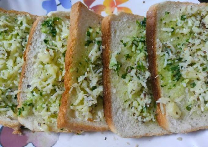 Steps to Prepare Any-night-of-the-week Simple garlic bread
