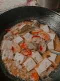 Ikan layur + Tahu Putih Santan Pedas