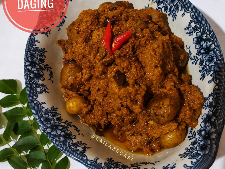 Resep Rendang Daging Anti Gagal 👍 yang Bikin Ngiler