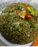 Spinach Stir Fried Rice