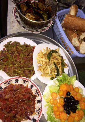 صورة لوصفة شكشوكة الماشطو مع فلفل 🥗🌶🍆 بطاطا وشلاظة وباذنجان