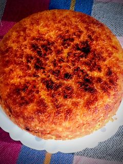 عکسی از دستور ته چین مرغ