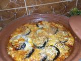 غراتان الباذنجان في طاجين الطين