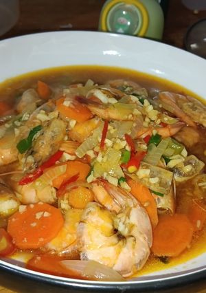 Foto resep Udang saus tiram (tidak pedas)