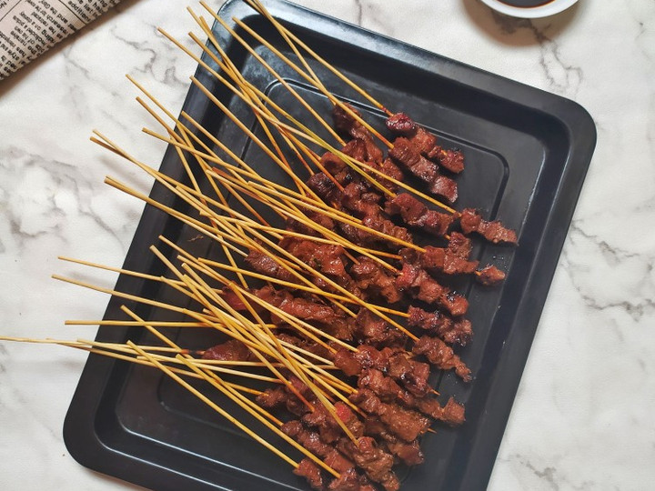 Standar Resep buat Sate Sapi Qurban  sedap