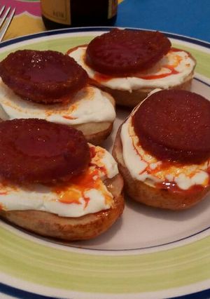 Foto principal de Patatas al horno con sobrasada