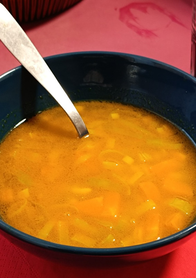 Una foto de Sopa de trigo tierno