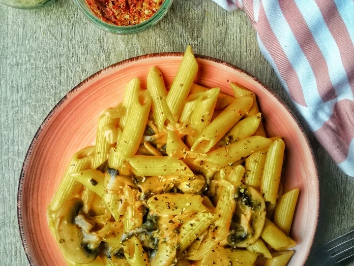 Easy Steps to Prepare Mushroom carbonara (vegan) the  Makes Drooling So Delicious