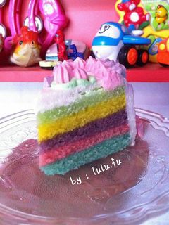 Foto resep Rainbow cake kukus ny.liem