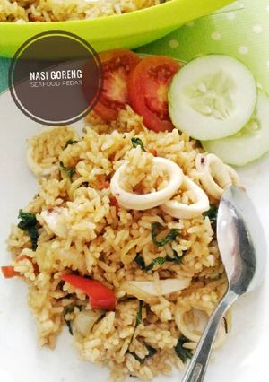 Foto resep Nasi goreng seafood