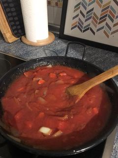 Una foto de Salsa de tomate casera