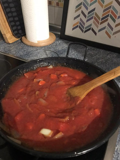 Una foto de Salsa de tomate casera