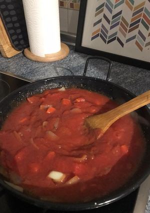 Una foto de Salsa de tomate casera