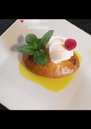 A picture of Malva pudding.