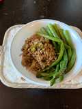 Taiwanese minced pork rice bowl