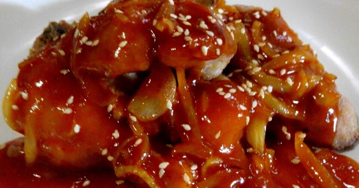 Resep Yangnyeom Tondak (Korean Food) oleh Blue Kitchen [chientya] - Cookpad