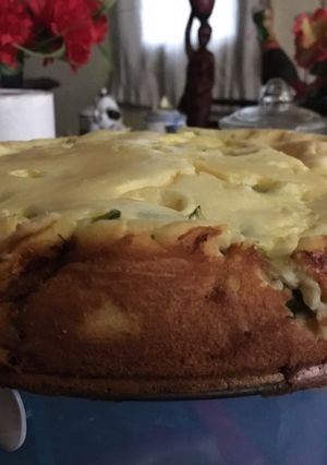 Una foto de Tarta salada. Zapallitos