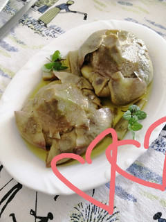 Foto di Tete a tete di carciofi romaneschi