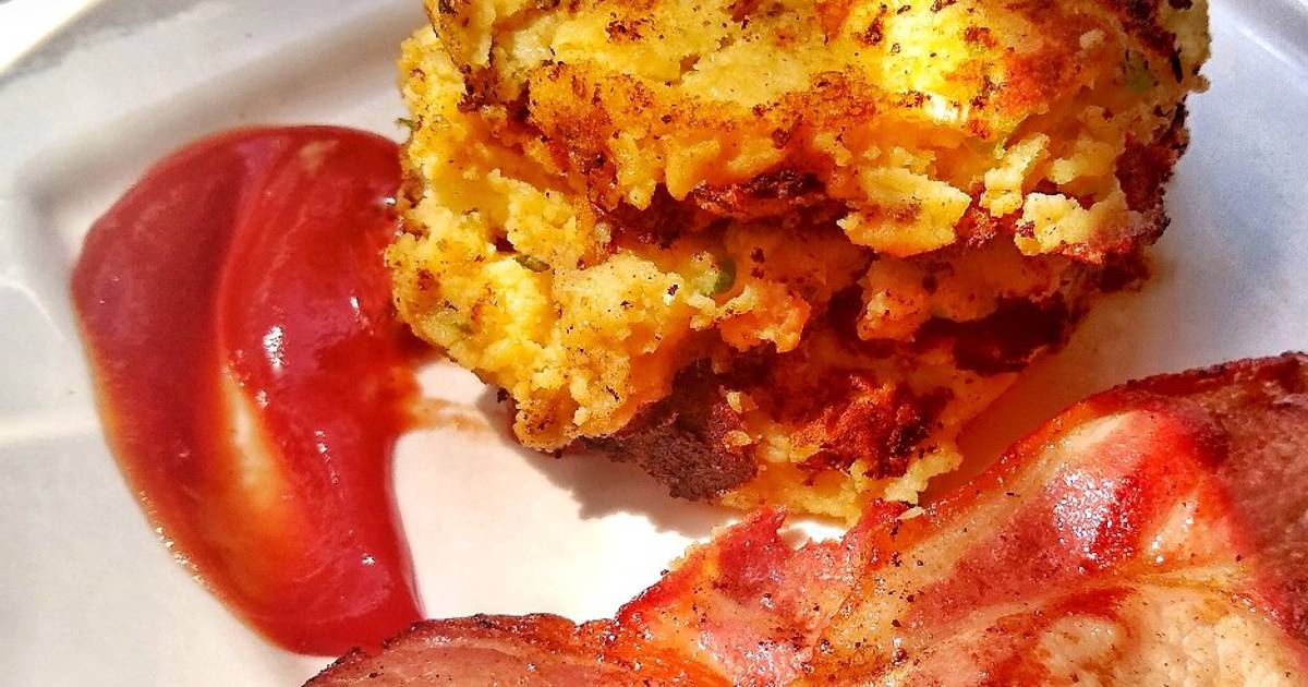 Cheese & Onion Potato Fritters Recipe by Natalie Marten (Windsor