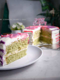 Foto resep Chiffon bayam cream cheese