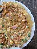 Omelete com salsicha