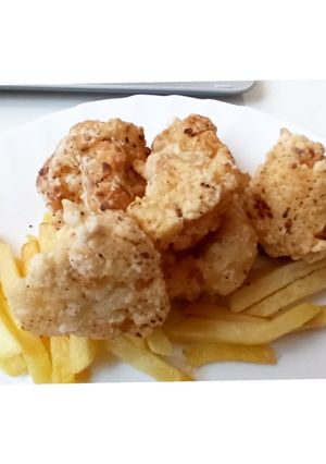 Una foto de Coliflor rebozada