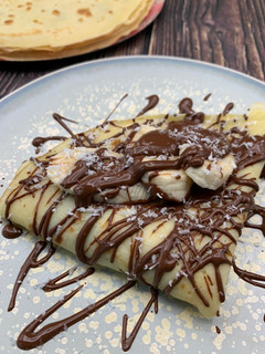 A picture of All-Coconut Crêpes *Gluten-Free *Lactose-Free.