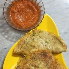 A picture of Besan Cheela.