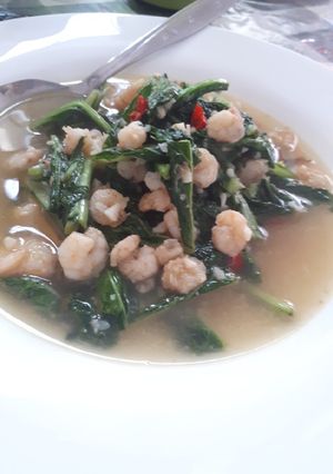 Foto resep Cah sawi udang.