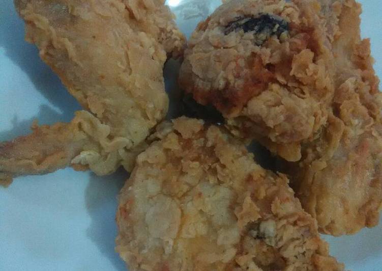 Cara Gampang Membuat Ayam Goreng Tepung ala KFC, Lezat Sekali