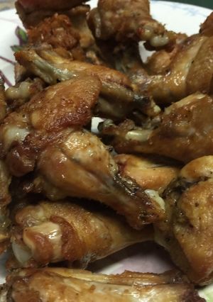 Hình của món Cánh gà chiên thơm sữa.