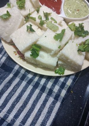 ઢોકળાં (Dhokla Recipe In Gujarati) રેસીપી મુખ્ય ફોટો