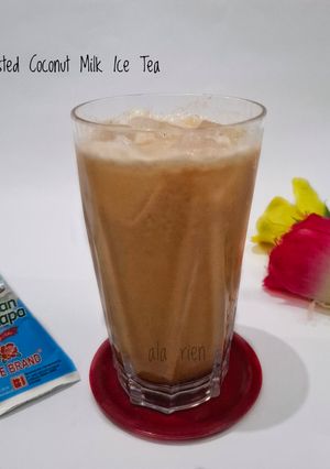 Foto resep Roasted Coconut Milk Ice Tea