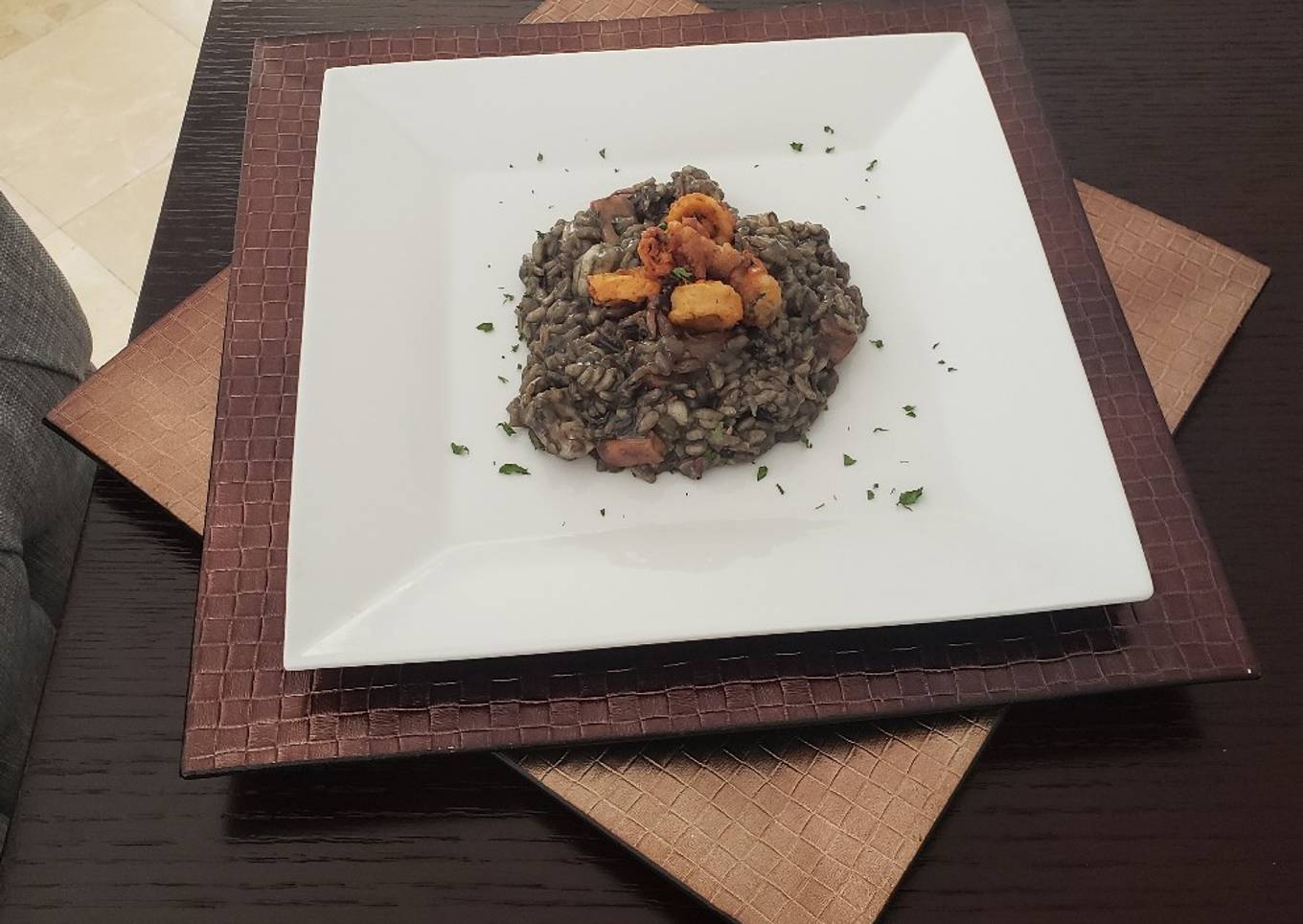 Risotto Negro de calamar