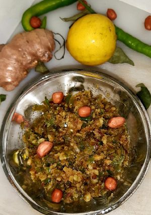 સ્પાઈસી ચટણી(spaicy chutney recipe in Gujarati) રેસીપી મુખ્ય ફોટો