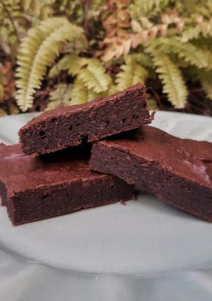 Una foto de Brownies de batata y cacao