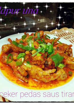 Foto resep Ceker pedas saus tiram