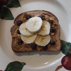 A picture of Simple breakfast toast.