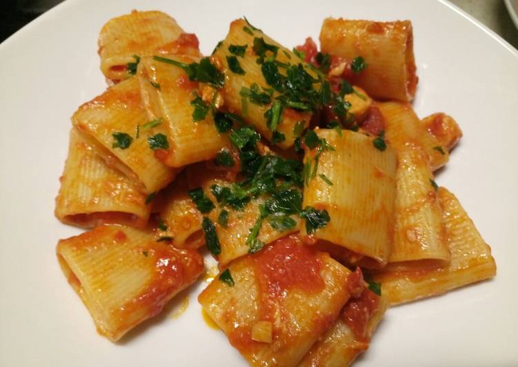 Easiest Way to Make Award-winning Paccheri e spada paccheri and swordfish 🎄