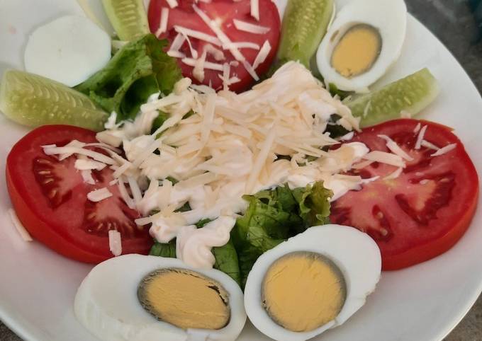 Salad Telur Tomat Wortel
