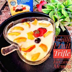 A picture of Mango fruits Trifle.