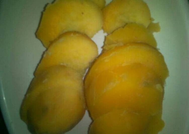 Boiled sweetpotatoes