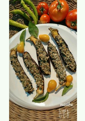 عکسی از دستور اسنک بادمجان