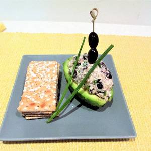 Aguacate relleno  súper fácil