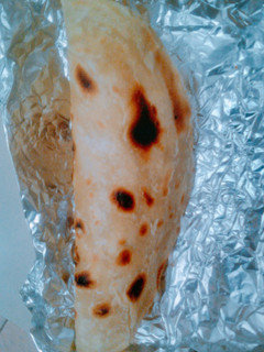 A picture of Soft layers chapatis.