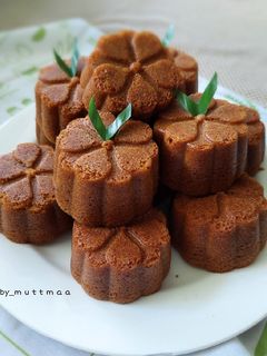 Foto resep 28. BOLU SAKURA (Bolu Karamel Kukus)