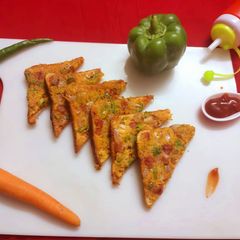 A picture of Vegetable toast.