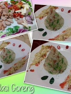 Foto resep Nasi goreng campur