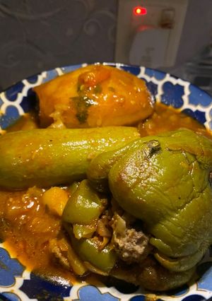 صورة لوصفة محشي في قدر الضغط بطريقتي🤤
