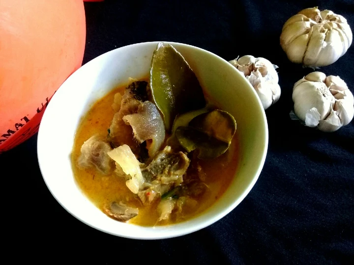 Langkah Mudah untuk Membuat Resep Gulai Tunjang / Kikil Sapi #225 Anti Ribet, Enak Banget